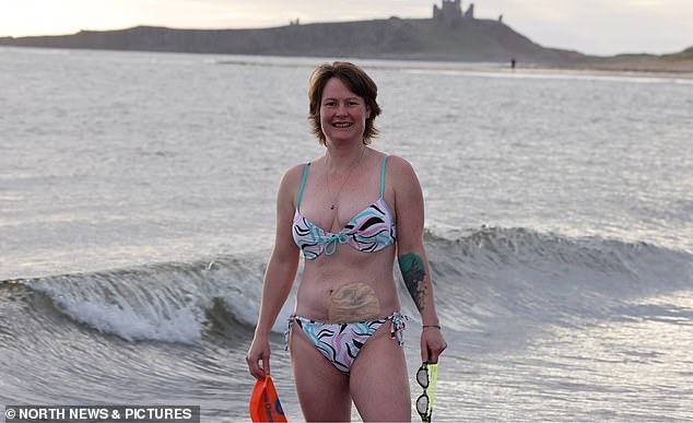 Mother’s bid to be first person with stoma bag to swim across Channel after traumatic birth of son