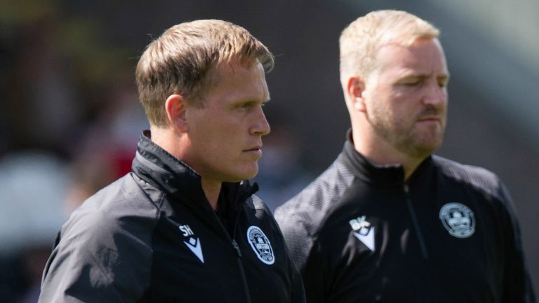 Steven Hammell (left) will be assisted by Brian Kerr (right) at Fir Park