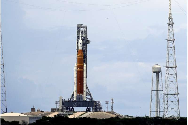 NASA moon rocket on track for launch despite lightning hits