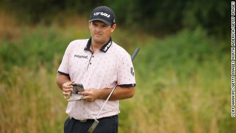 Reed during the LIV Golf Invitational at Trump National Golf Club in Bedminster on July 29.