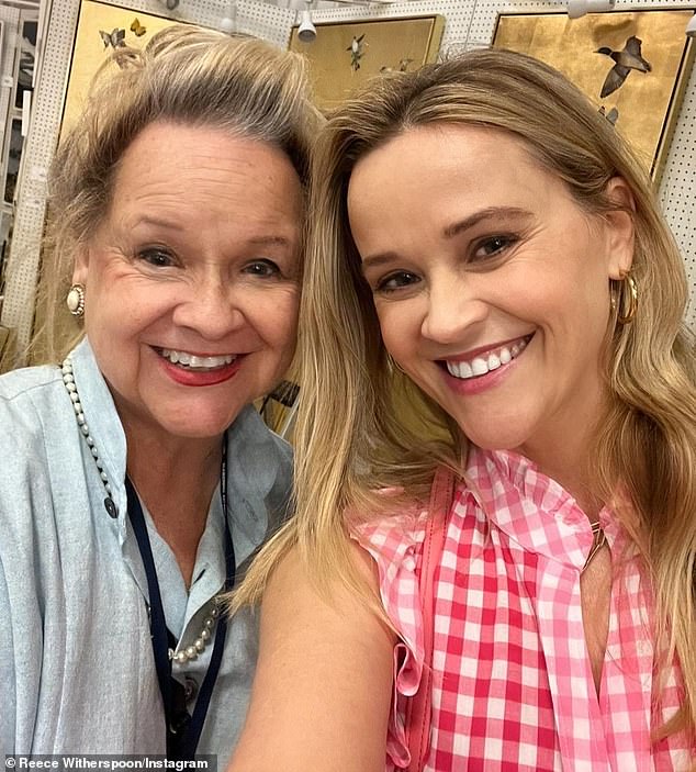 Reese Witherspoon sends out sweet birthday message to her mom Betty as she turns 74