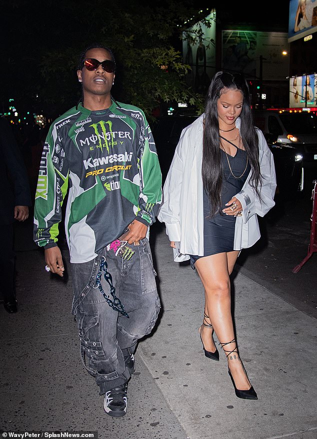 Rihanna joins A$AP Rocky for dinner after it was revealed rapper is being sued