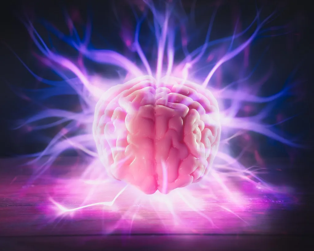 Human Brain Power Energy Concept