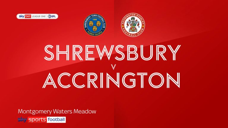 Shrewsbury 0 – 1 Accrington