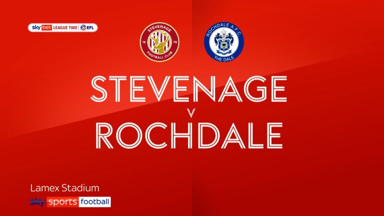 Stevenage 1 – 0 Rochdale