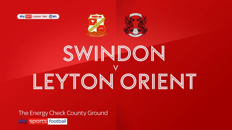 Swindon 1 – 1 Leyton Or