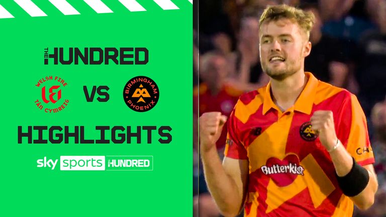 Highlights of The Hundred match between Welsh Fire and Birmingham Phoenix