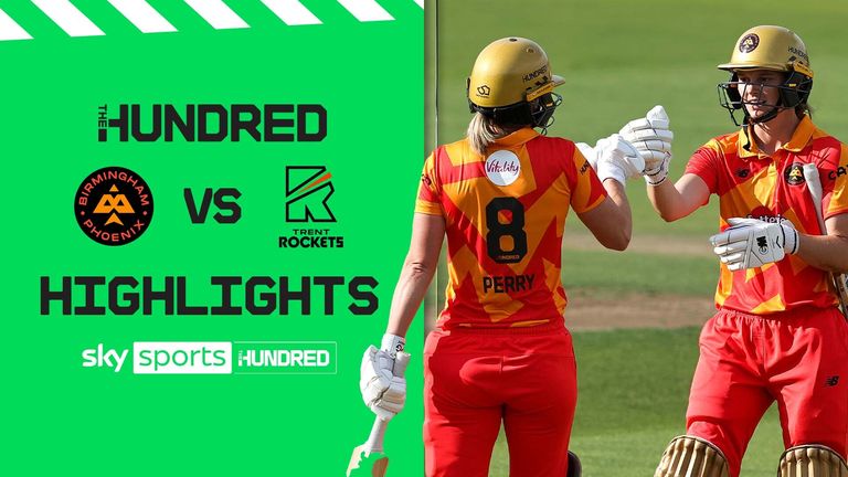 Highlights of The Women's Hundred match between Birmingham Phoenix and Trent Rockets