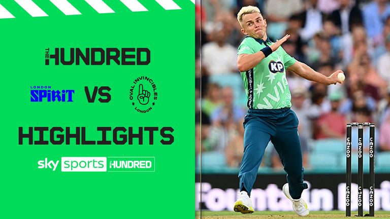 Highlights of The Hundred clash between London Spirit and Oval Invincibles