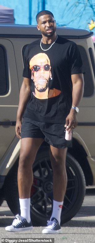 Tristan Thompson is spotted for the first time after he welcomed a second child