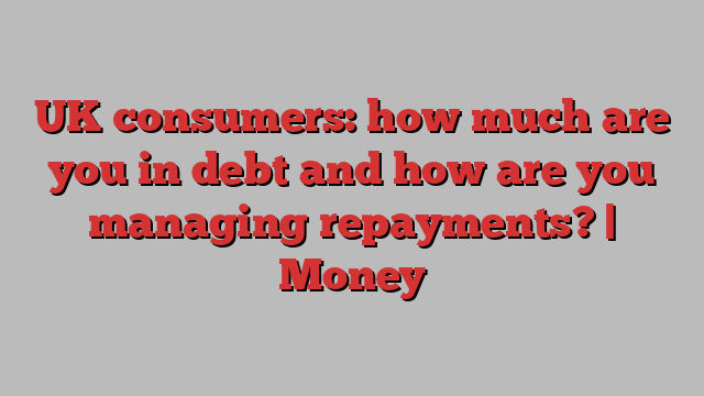 UK consumers: how much are you in debt and how are you managing repayments? | Money