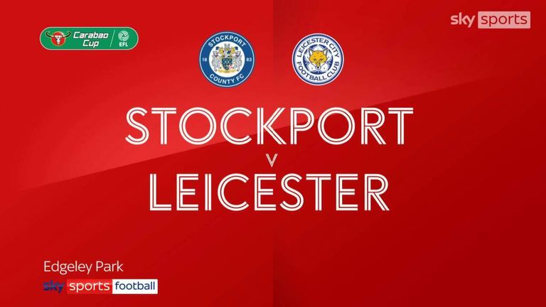 Stockport 0-0 Leicester (1-3 Pens)