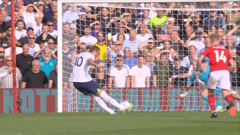 Henderson stops Kane from penalty spot!