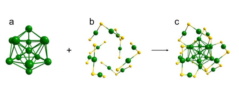 Single-atom-kernelled nanocluster catalyst obtained in ‘anti-galvanic reaction’ for carbon dioxide conversion