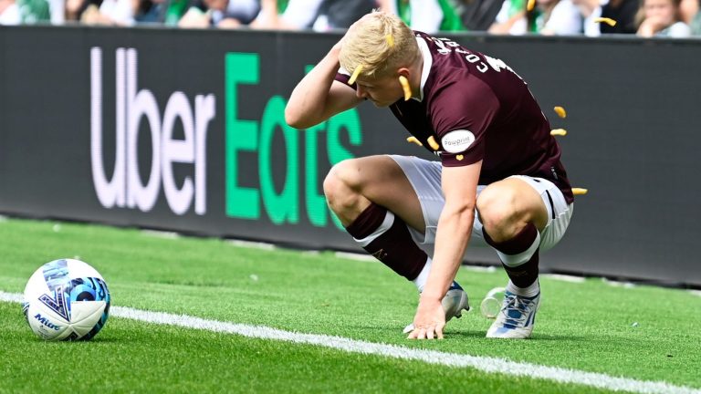 Hibs to investigate fan disorder in derby draw with Hearts at Easter Road | Football News