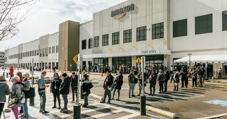 Labor Board Official Says Amazon Effort to Overturn Staten Island Warehouse Election Should Be Rejected