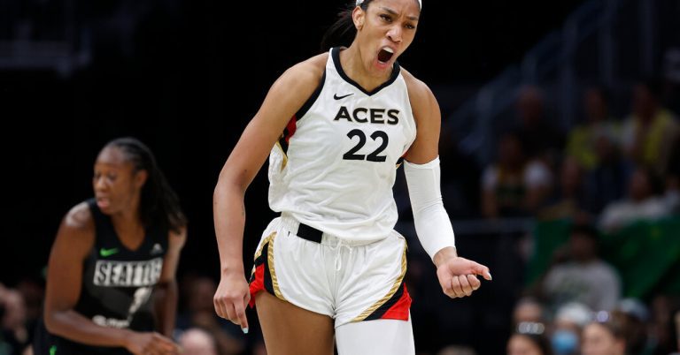 A’ja Wilson Leads Aces to Game 3 Win Over the Seattle Storm