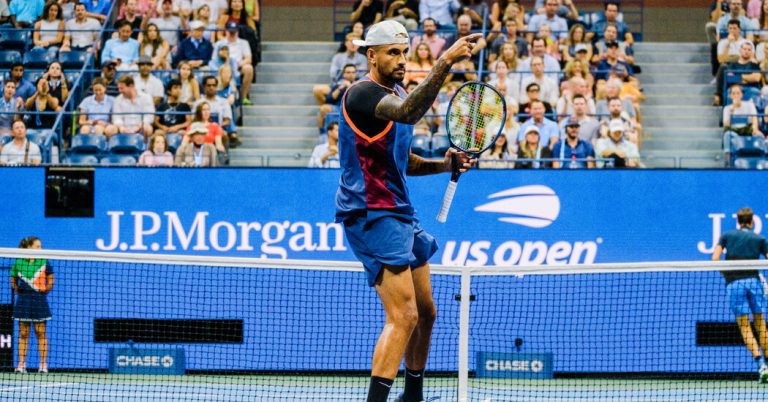 Nick Kyrgios Upsets No. 1 Daniil Medvedev at the U.S. Open