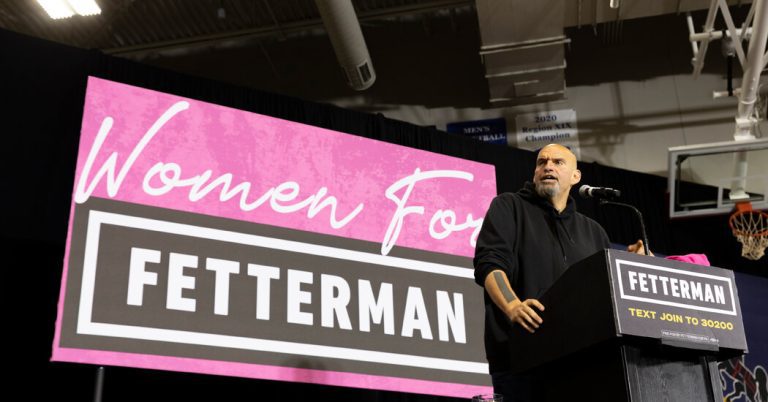 Fetterman Says Stroke Problems Have Not Slowed Down a ‘Normal’ Campaign