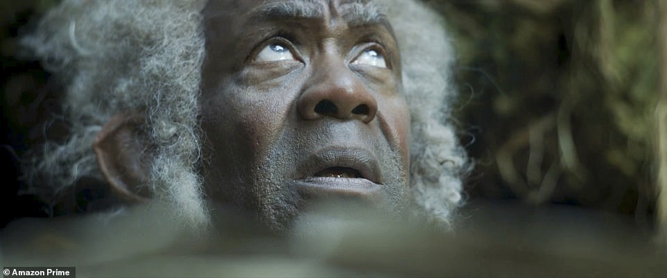 Sadoc: Sadoc Burrows (Lenny Henry) is seen flipping the pages of an ancient text, when something he sees startles him