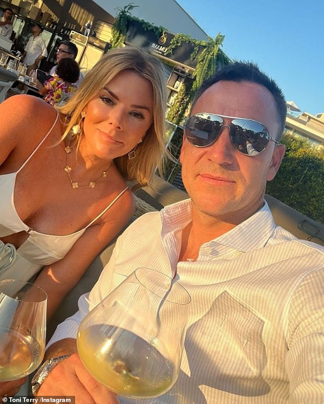 Power couple: Childhood sweethearts John Terry and Toni married at Blenheim Palace in June 2007 (pictured this summer together)