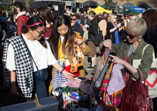 The Classic Car Boot Sale at the Southbank Centre, South Bank, London, UK.