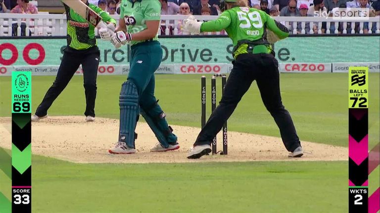 Watch Suzie Bates' unfortunate dismissal as the ball bounces from her bat, off her leg and then hits the stumps!