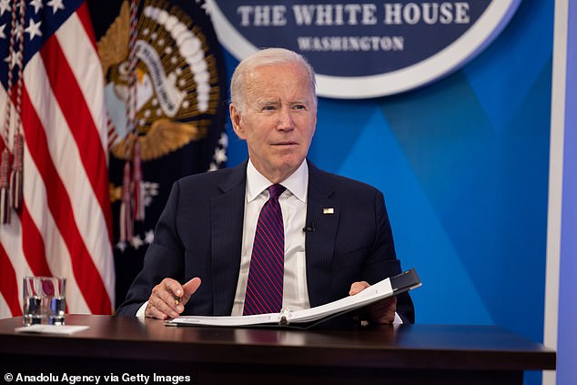 Mexican authorities took 39 people into custody and Border Patrol officers apprehended 53. President Biden has been criticised for his 'open border' policies