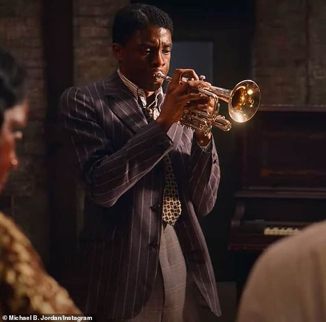 Artistry: Boseman's critically acclaimed performance in Ma Rainey's Black Bottom, an August Wilson adaptation starring Viola Davis, was nominated for a slew of awards