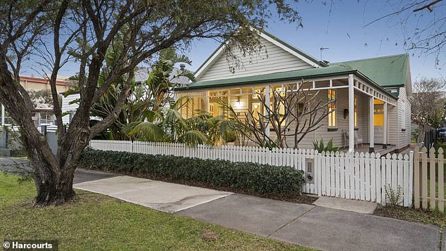 The couple paid $671,000 for the three bedroom home, located in Carrington, back in 2014