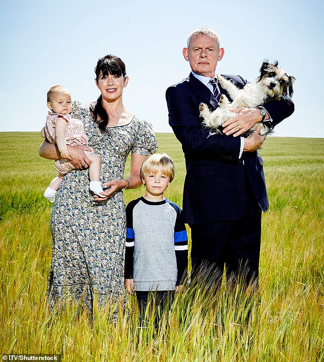 After filming the final episode in July, Clunes (right) said that he would miss ‘the people of Cornwall, and Port Isaac in particular’ who were ‘always so helpful’ when the crew was making the series