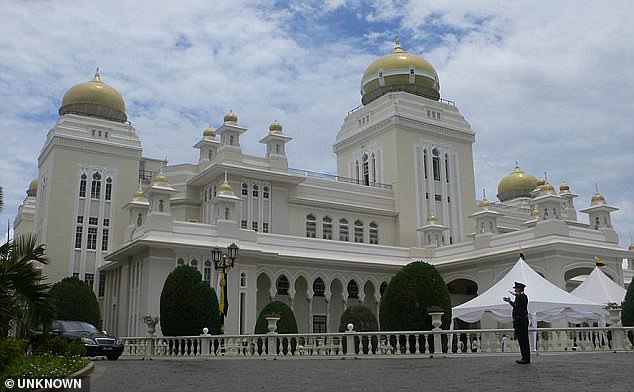 Pictured is the hilltop palace of Istana Iskandariah in Malaysia. It was the home of Keith Williams's father the 33rd Sultan of Perak before he died in 1984 