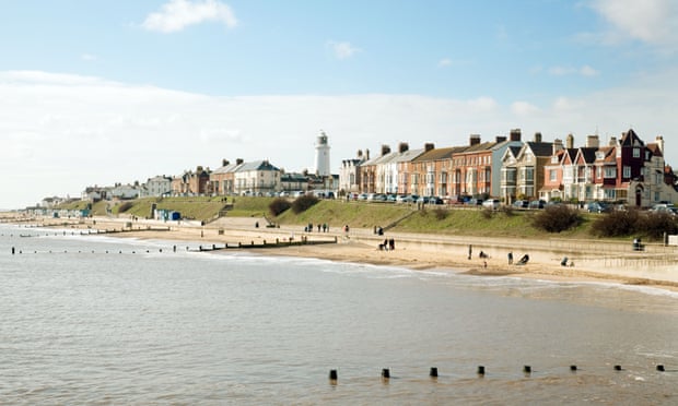 The beach at Southwold, Suffolk, UK