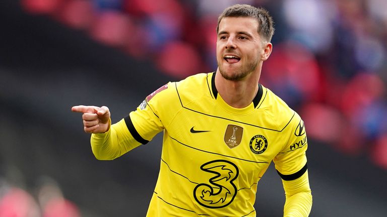 Chelsea&#39;s Mason Mount celebrates his goal