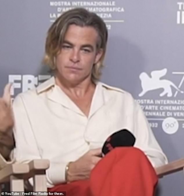 Meanwhile, a video has gone viral of Pine appearing to zone out as Styles, a relative newcomer to the film industry, rambled about the craft of film acting next to him on an interview panel