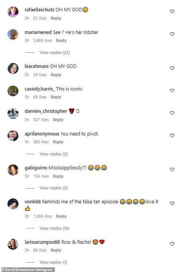 Live for it! Fans went wild seeing the playful interaction in the comments section