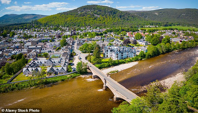 The cortege will first pass through Ballater, a village just six miles from Balmoral where the Queen was a familiar sight, before slowing for crowds in the Royal Deeside villages of Aboyne, Bancory and Peterculter