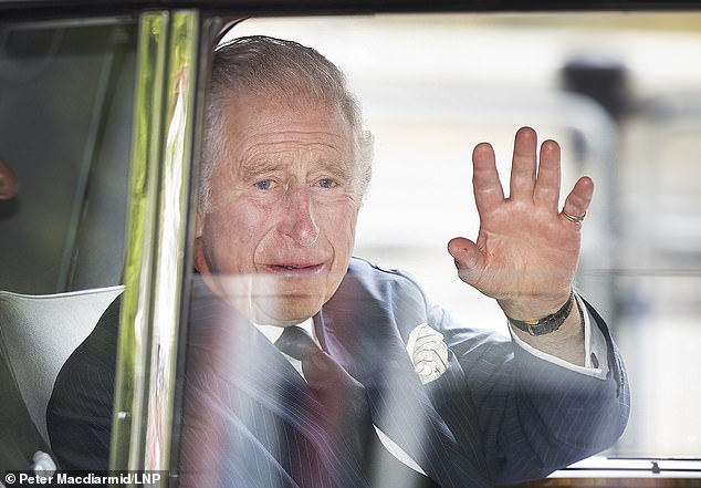 King Charles is expected to walk behind his mother’s coffin three times during processions in Edinburgh and London