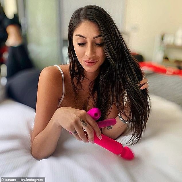 Many former MAFS stars have started promoting sex toys, including Tamara Joy (pictured)