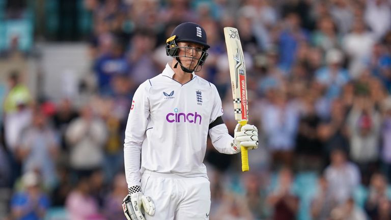 Take a look at the standout moments from Zak Crawley's half-century for England on day four of the third Test against South Africa.