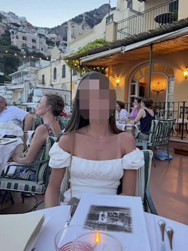 The young woman (above) who became 'petrified' when Benjamin Reeves turned up at her workplace has an AVO taken out on her behalf against him buy police