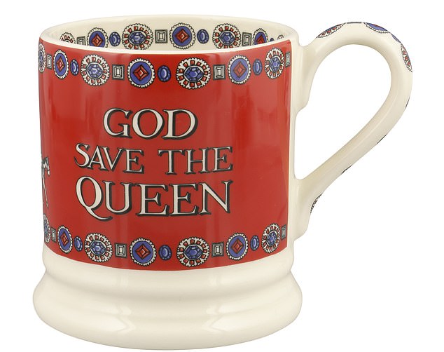 Rising value: An Emma Bridgewater ¿God Save The Queen¿ Jubilee mug sold for £104 on eBay, despite retailing at £22 a few months ago