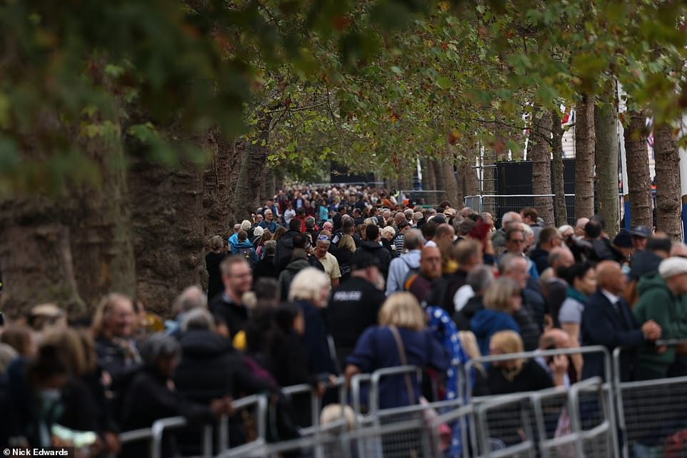 The Queen's coffin is due to leave Buckingham Palace this afternoon and head to Westminster Hall