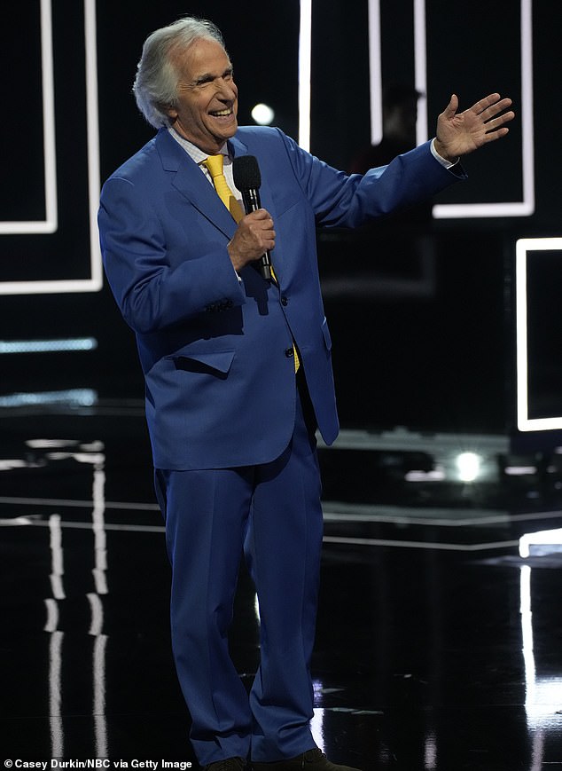 Biggest fan: Actor Henry Winkler, AGT's self-proclaimed biggest fan, then introduced AGT 2018 winner Shin Lim to the stage