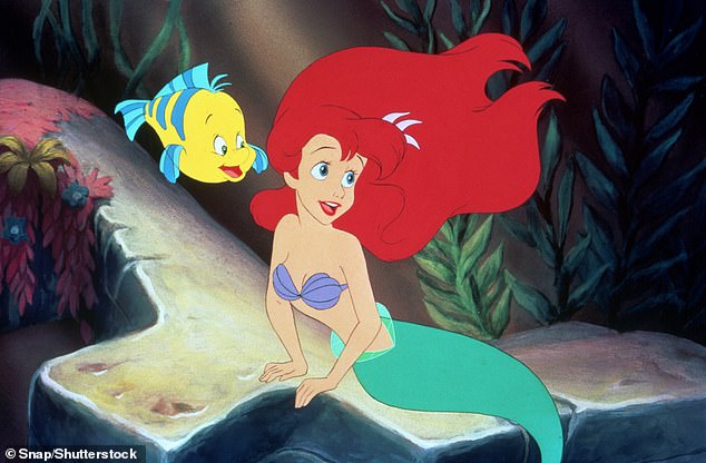 Several compared her to The Little Mermaid, Ariel, who in the 1989 Disney film has bright red hair. 'Ok Ariel' one comment read, while another said, 'Ariel who'