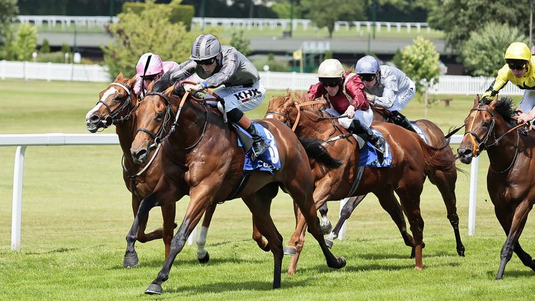 David Egan and Mitbaahy in winning action