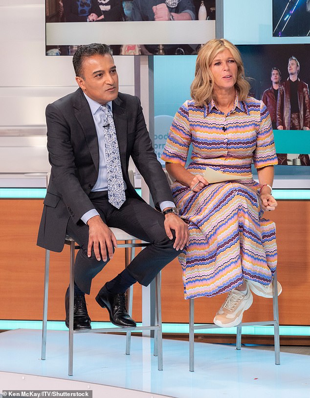 Taking the helm: Adil Ray, 48, and Kate Garraway, 55, will front the programme from 6.30am until 9.30am on Sunday