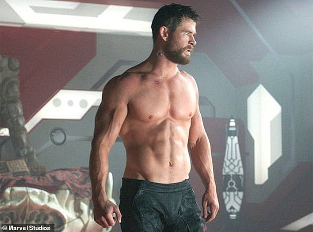 Luke, who lives near the Hemsworth clan in Byron Bay, is often the man responsible for helping Chris get in shape ahead of his blockbuster movies. Chris is pictured in Thor