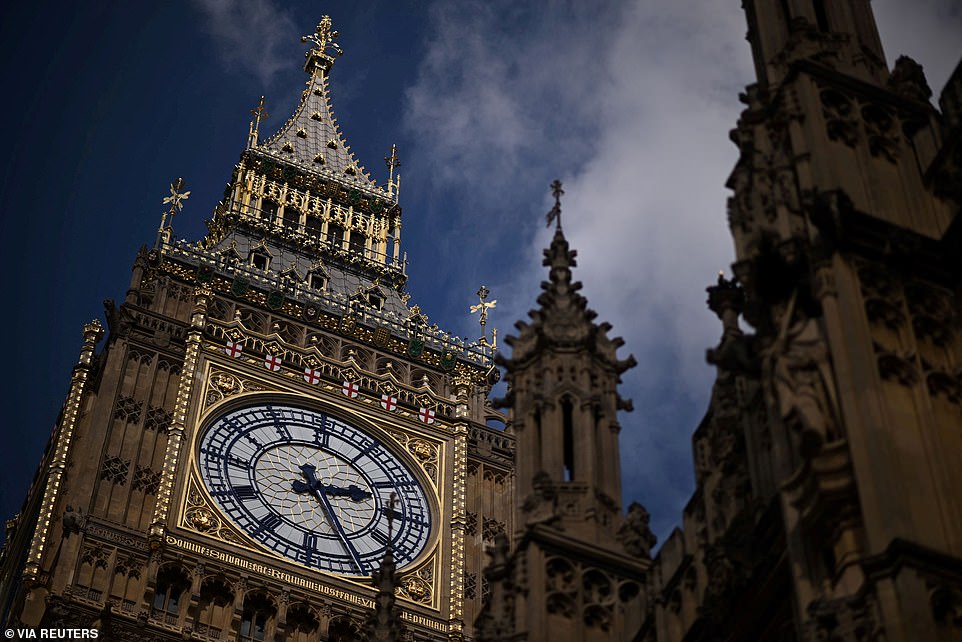 Big Ben will also ring on Monday at one-minute intervals as the funeral procession departs the service