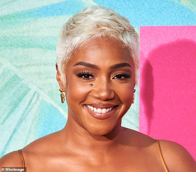 Mum's the word: Though Haddish acknowledged the videos and voiced regret about them, she said she could not provide details as the case was ongoing; seen August 2 in Hollywood